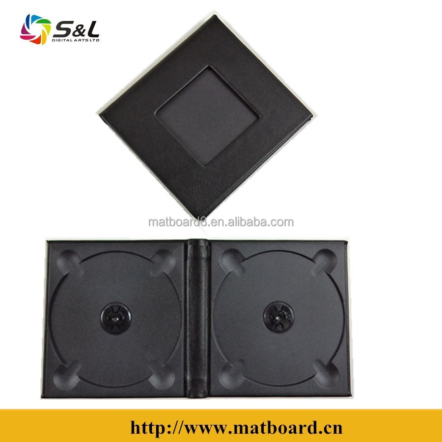 Кожаный CD DVD Чехол-книжка держатель чехол альбом с Box-5PCS в упаковке, несколько цветов