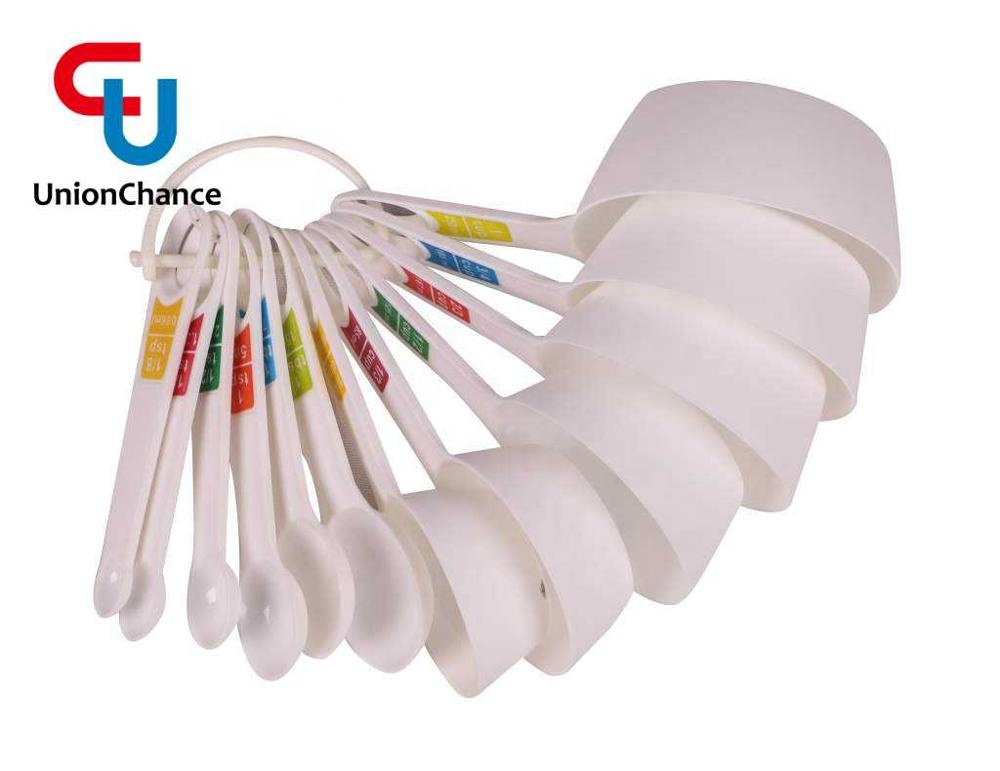 Wholesale Low Price 12PCS Measuring Spoon White Tie Card