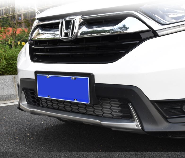 2Pcs Stainless Steel For Honda CRV CR-V 2017-2019 Front Rear Diffuser Bumpers Lip Protector Guard skid plate Car Bumper