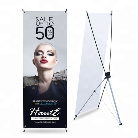 Оптовая продажа с завода, недорогая выставочная стойка X Banner 60X160 см, выставочная стойка для мероприятий