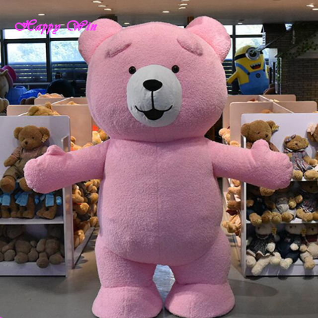 Popular cosplay Teddy Bear costume inflatable costumes walking mascot for sale