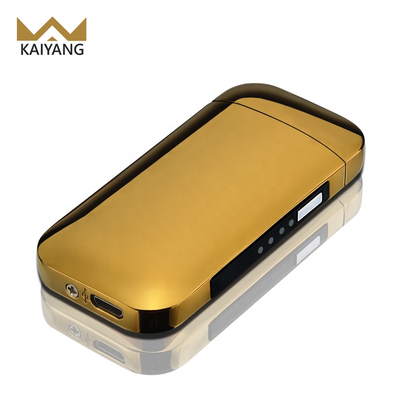 Двойная дуга USB Трубная зажигалка, дешевая забавная электрическая зажигалка без газа