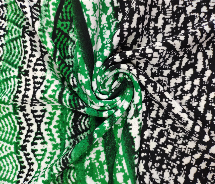 High quality single jersey polyester spandex