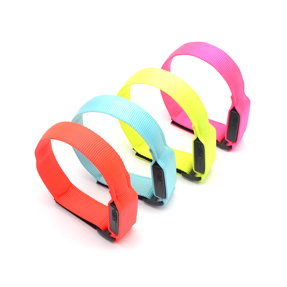 NEW Safety Reflective Snap Wrap Band running led Armband