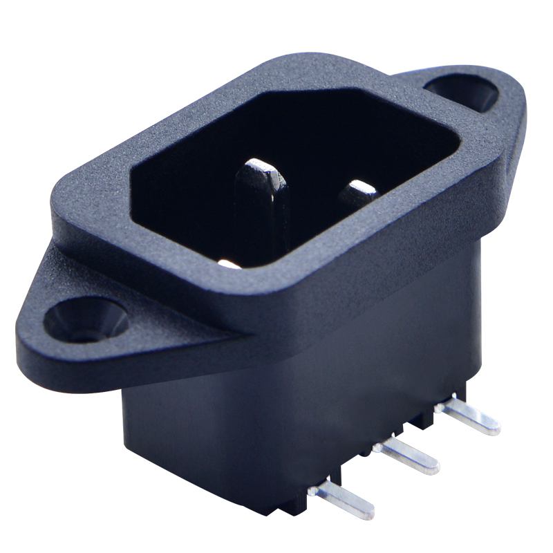 Штепсельная розетка HongJu IEC320 C14, 3 контакта, 250 В, 10 А, 15 А, штепсельная розетка переменного тока
