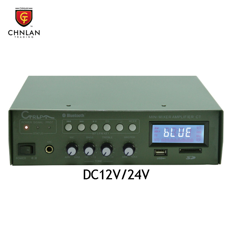 Chnlan 12V/24V синий зуб мини усилитель звуковой цифровой автомобильный усилитель 500w
