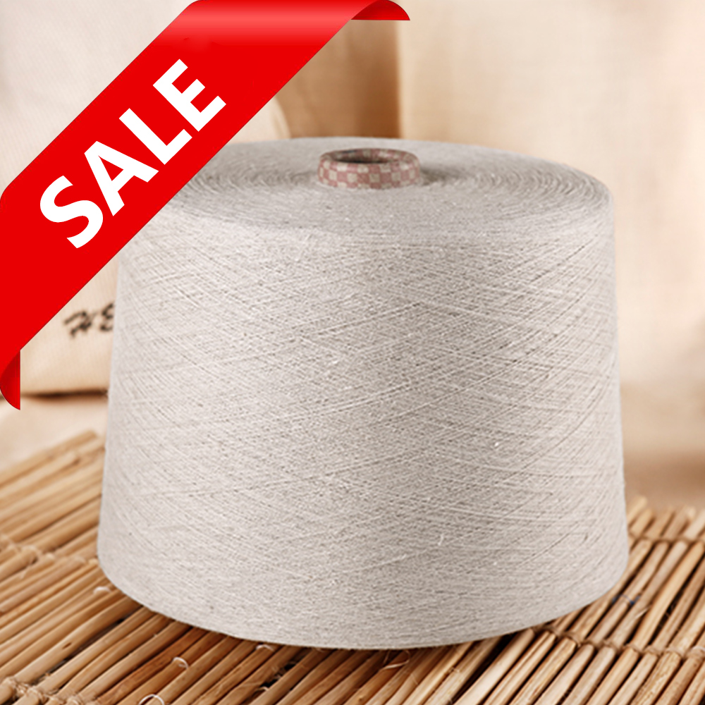 Quality High Tenacity 14NE Pure 100% Organic Linen Yarn Price For Shirt