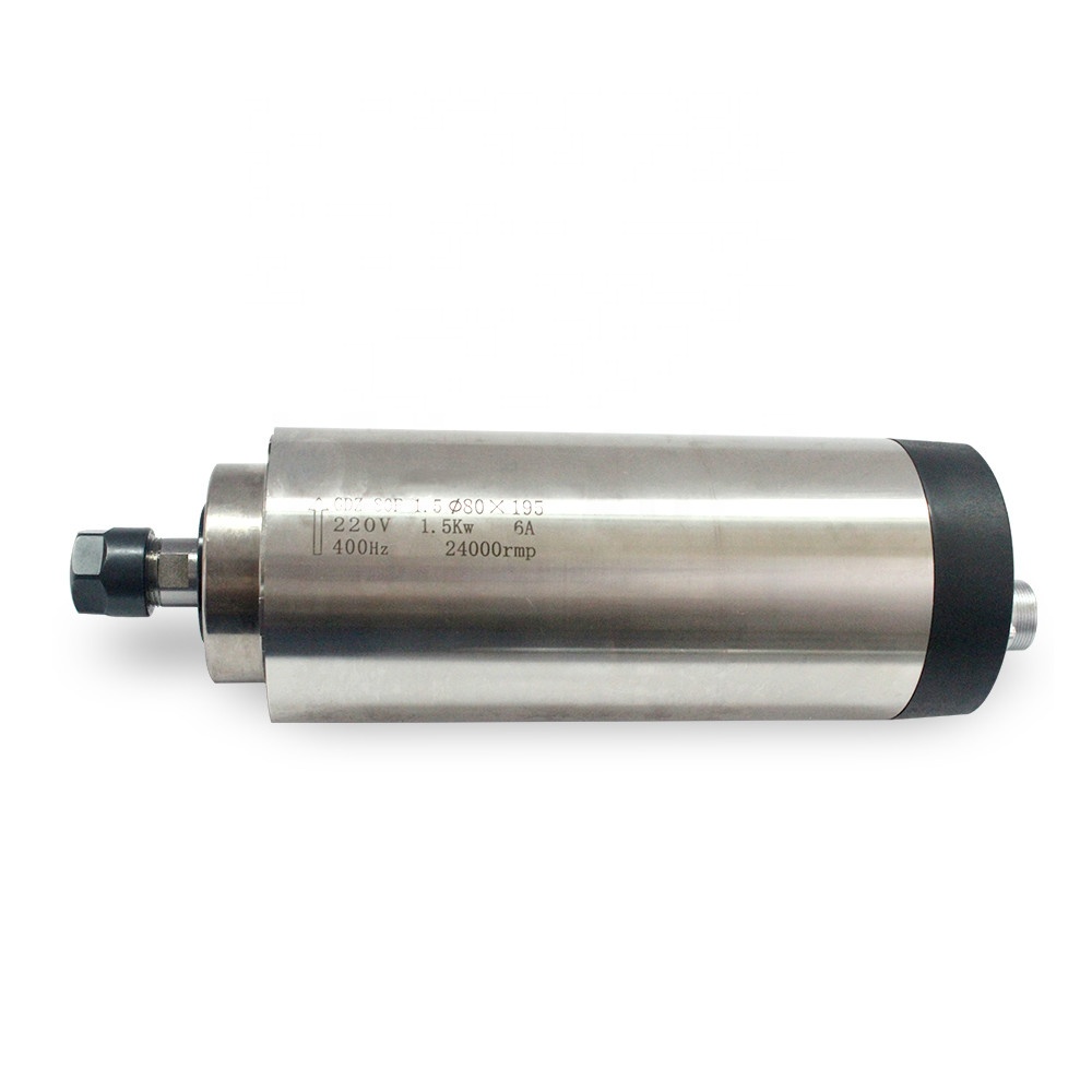 high speed 220V 24000rpm ,1.5kw er11 water cooling cnc drilling spindle motor