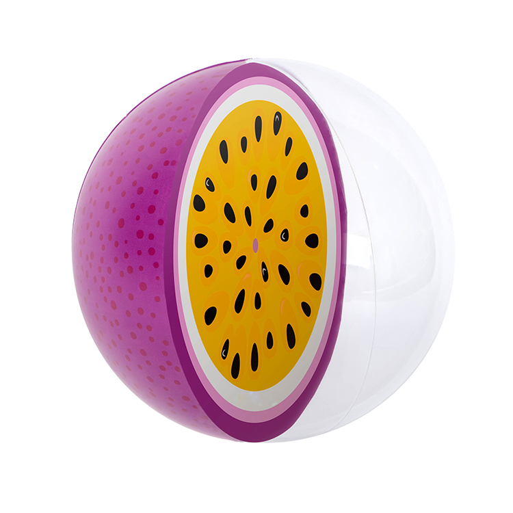 Надувной пляжный мяч Passionfruit, оптовая продажа с китайской фабрики