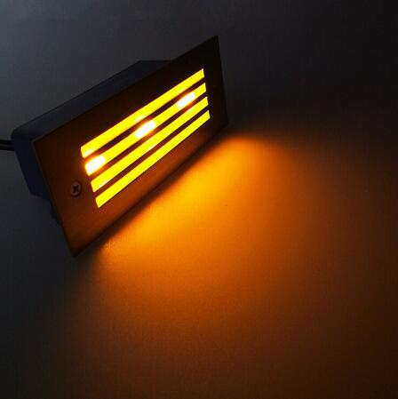 High quality Stainless steel IP65 waterproof 3w outdoor led step light