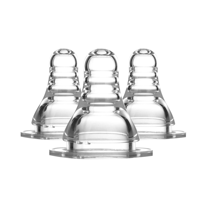 Пищевая BPA бесплатная Жидкая силиконовая стандартная Шея Детская соска