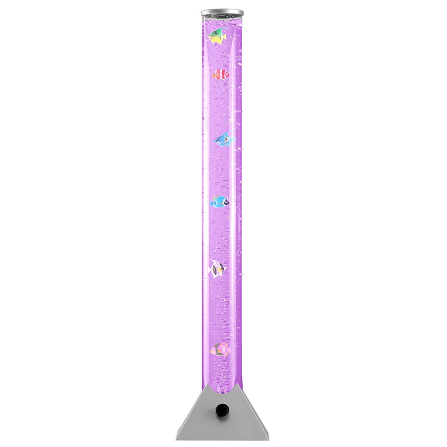 90 см цвет меняется LED Новинка сенсорные настроение с рыбками водяная трубка торшер с пультом дистанционного управления NX-XHY-90