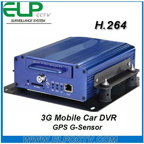 автомобильный одноканальный видеорегистратор с записью на sd карту DVR, высокой четкости GPS+3G+G-sensor module ELP-MDR7000H-3G