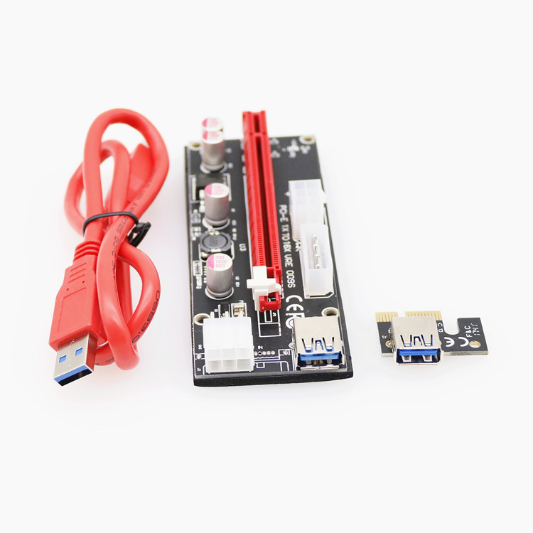 VER Riser 009s PCIE кабель 1X для 16X графика Riser карты расширения ETH горнодобывающая промышленность карты удлинитель кабеля адаптера