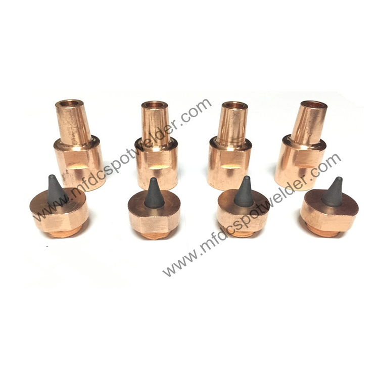 Верхний и нижний электрод для сварки гаек M6/M8/M10/M12