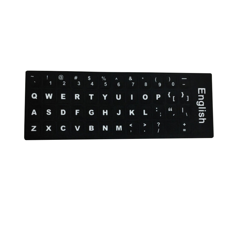 Матовые наклейки на клавиатуру с английской раскладкой, наклейки Qwerty для ноутбука