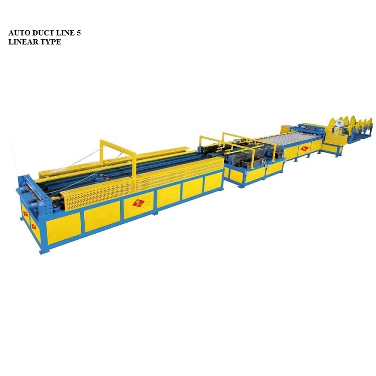 Ductwork Автоматическая производственная линия 5, супер автоматическая линия трубопроводов 5 для продажи