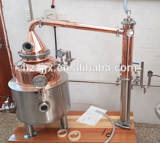 Медный дистиллятор алкоголя 30L/50L/100L/300L/600L/1000L в американском дизайне