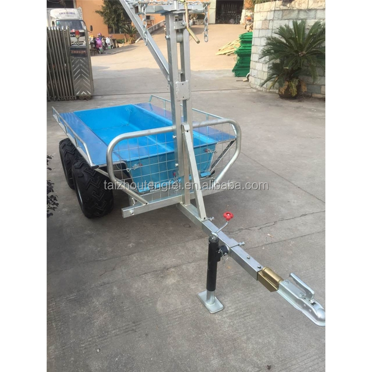 2017 Popular Trailer Hydraulic Cylinder Dump Agriculture Equipment Cargo ATV Trailer