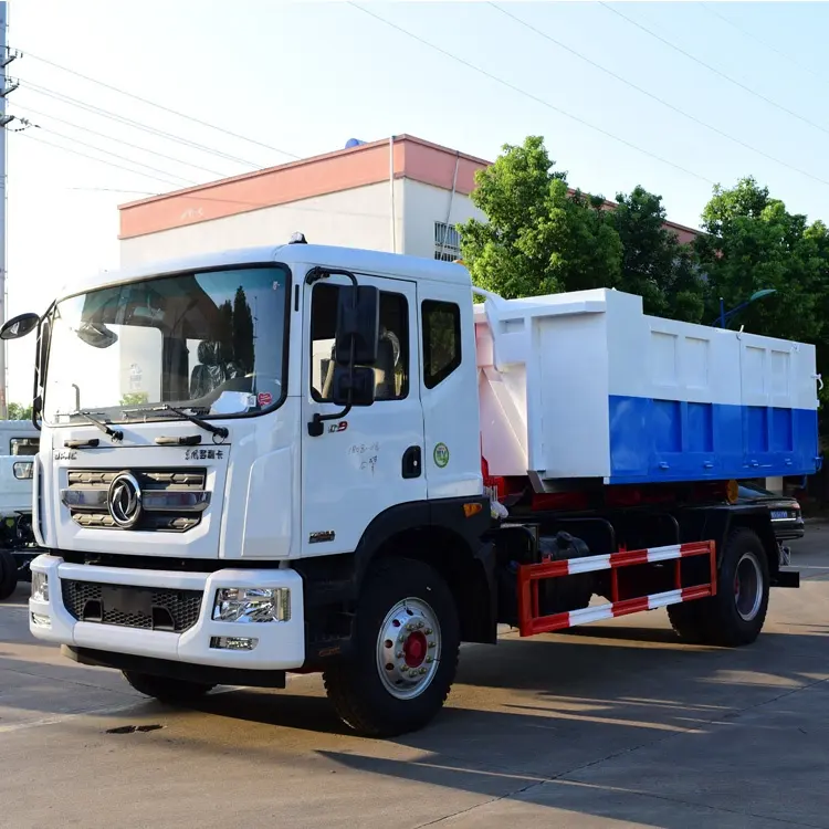 New Cheap 10 Cubic Dongfeng Hook arm garbage/rubbish collection trucks