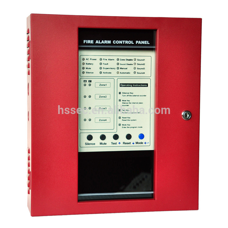 Обычная 4 Зона пожарная сигнализация HS-CK1004