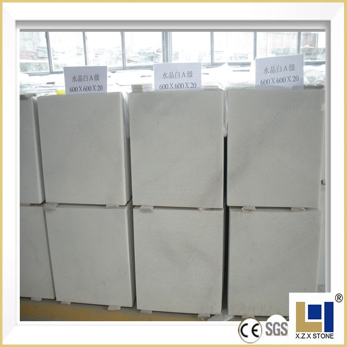Artificial Stone Crystal White Quartz Polished Tile Big Slabs Price