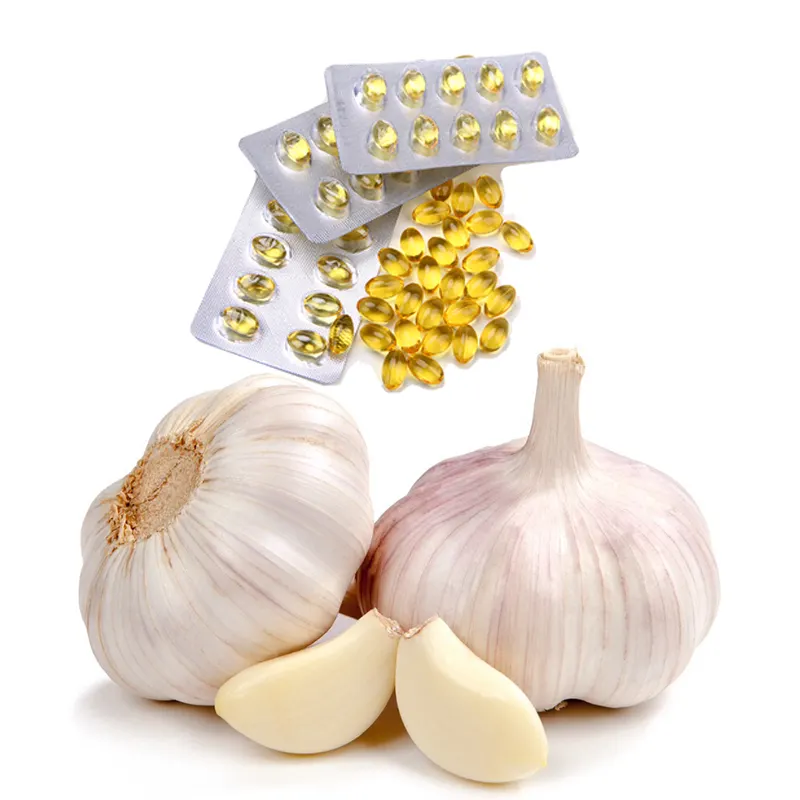 Vegetable Health Care Supplement Garlic Oil Softgel Capsule