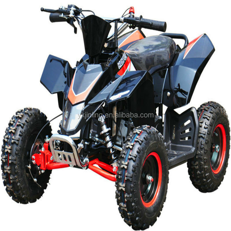 6inch wheel 800W brush motor off road 49cc mini atv quad bikes electric atv for kids E-atvs
