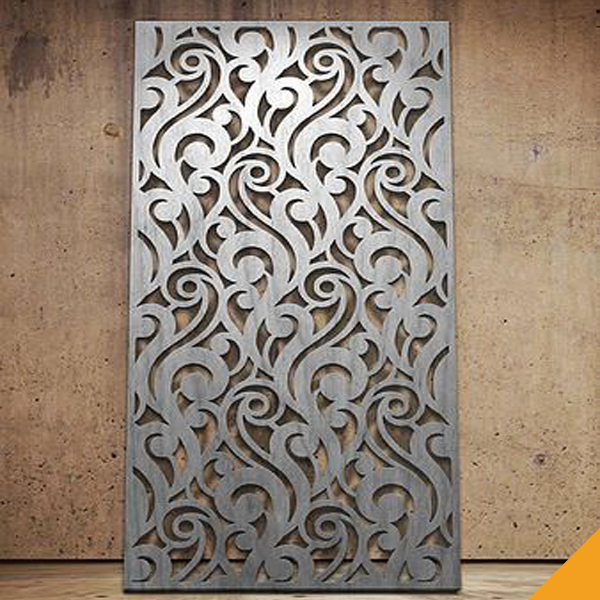 Изготовленный На Заказ наружный corten стальной конфиденциальный экран от производителя