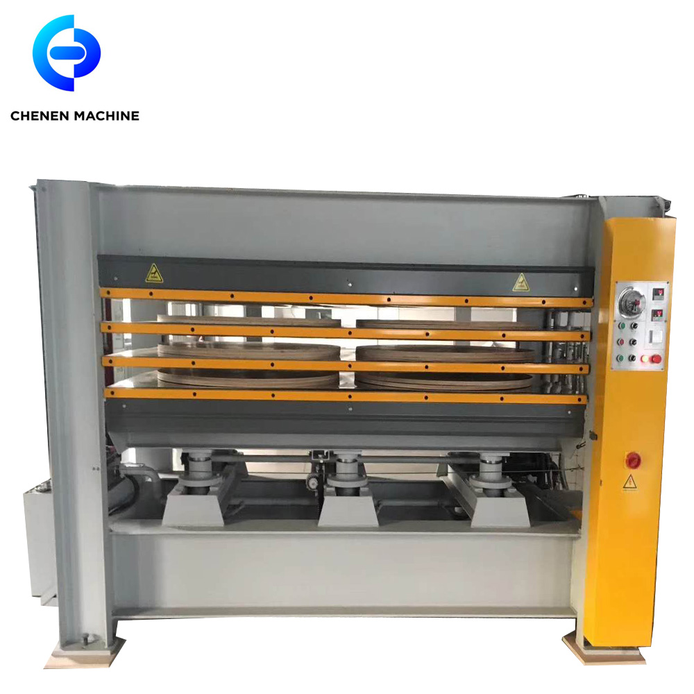 3 layer hydraulic veneer door hot press machine