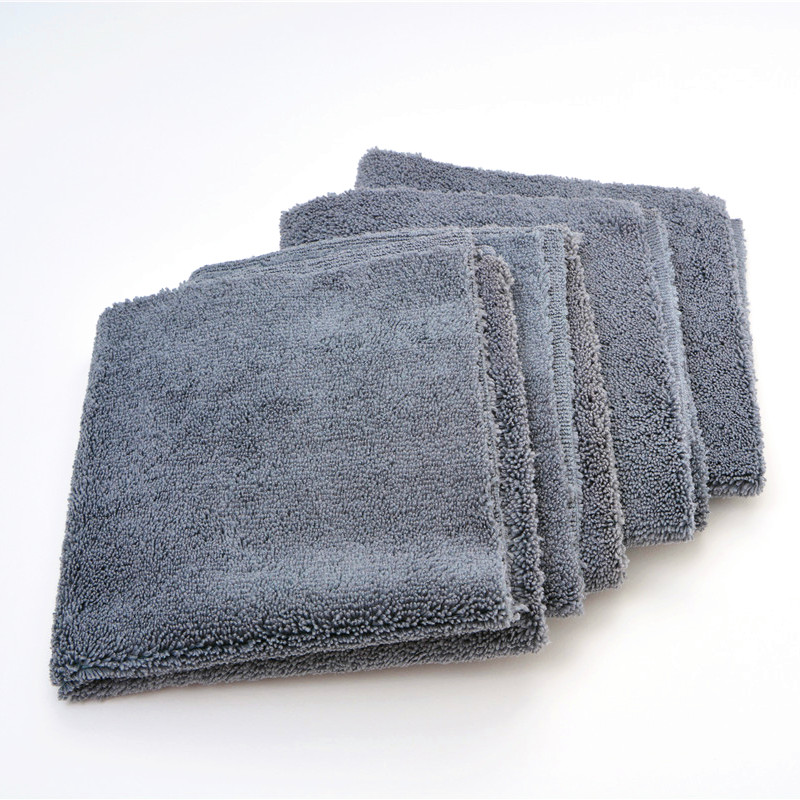 Professional edgeless 400gsm cleaning wax removal 80/20 blend microfiber polishing detailing towels
