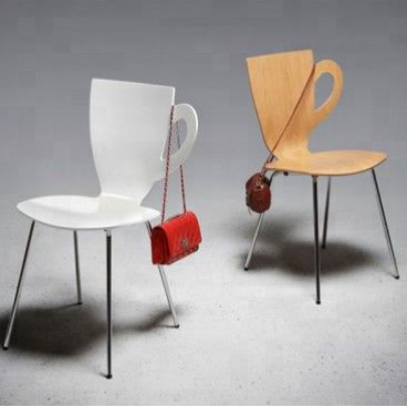 Забавный bentwood кофейная чашка осанка стул висящий плохой дизайн