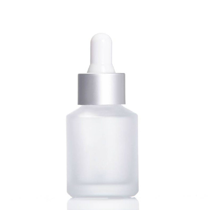 3ml 5ml 10ml 15ml 20ml 30ml 50ml 60ml white frosted essential oil glass dropper bottle luxury