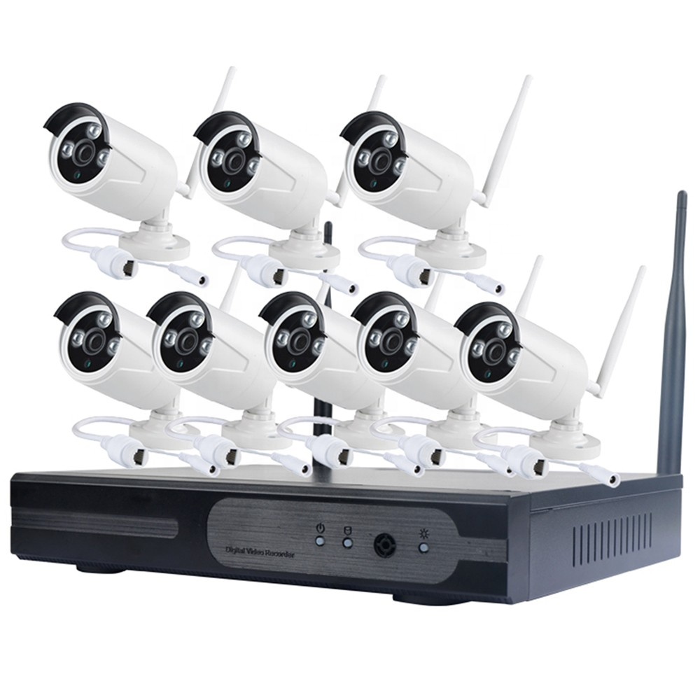 Новый продукт! Wifi 2p2 Беспроводная ip-камера комплект 8 CH NVR 8CH cctv камера система