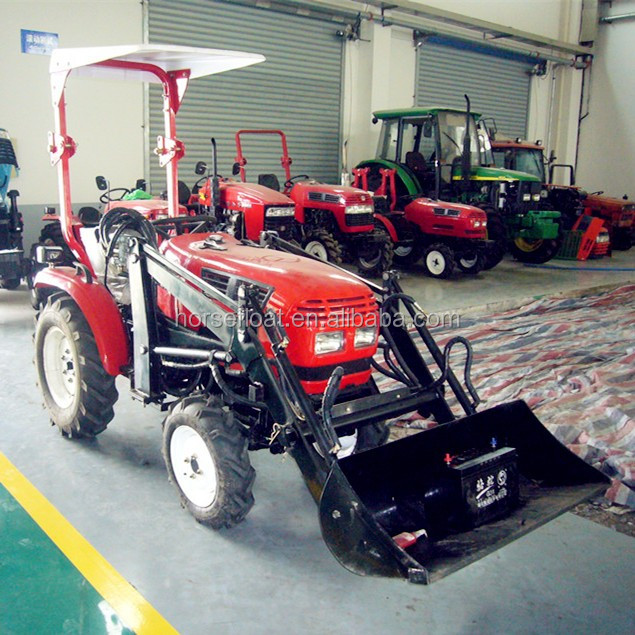 JM-164Y jinma 16hp 4wd садовый трактор, фронтальный погрузчик на продажу