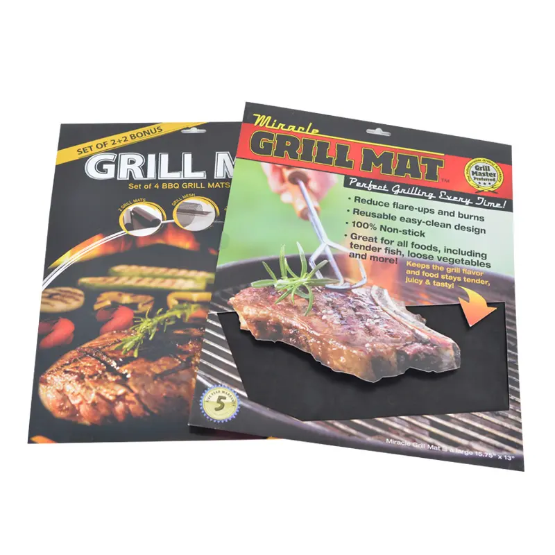 high insulation property ptfe coated thermal fabric BBQ Grill Mat
