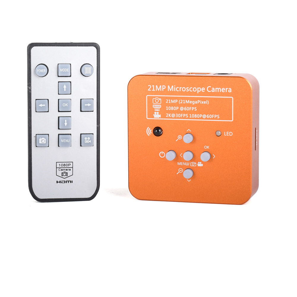 Цифровой микроскоп 2K 21MP 1080P 60FPS HDMI совместимый с USB промышленный цифровой микроскоп камера цифровая лупа для телефона печатной платы THT пайка