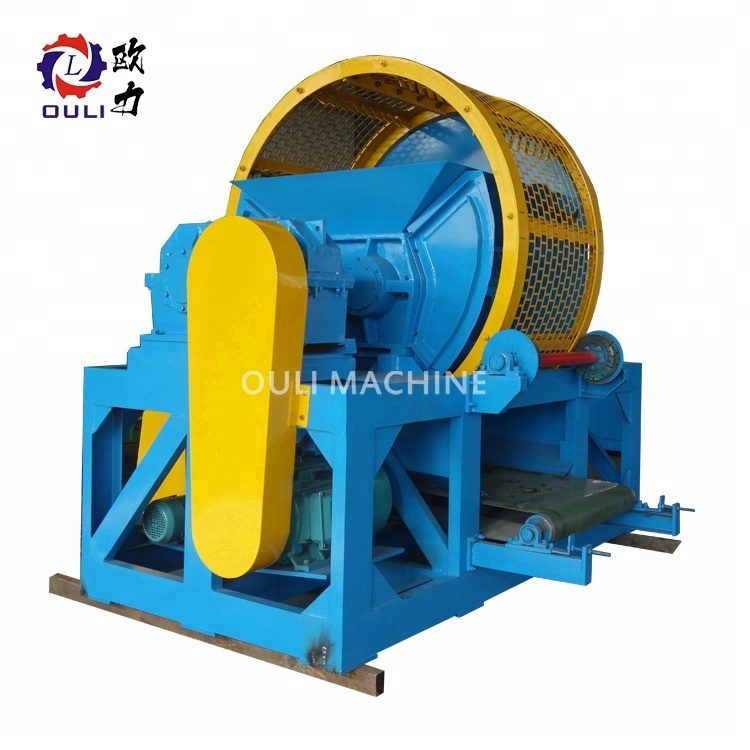 10000 Ton / Year Automatic waste tire recycling machine , used tire shredder , rubber powder making machine