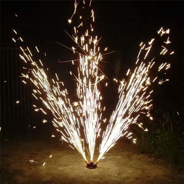 Top quality 3M 30S Stage Ice Fountain Silver indoor sparklers fireworks