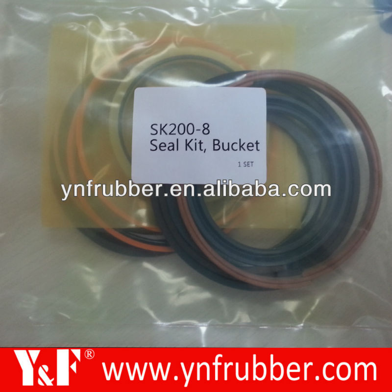 Repair SEAL KITS for Kobelco SK200-8 excavator bucket hydraulic cylinder seal kits