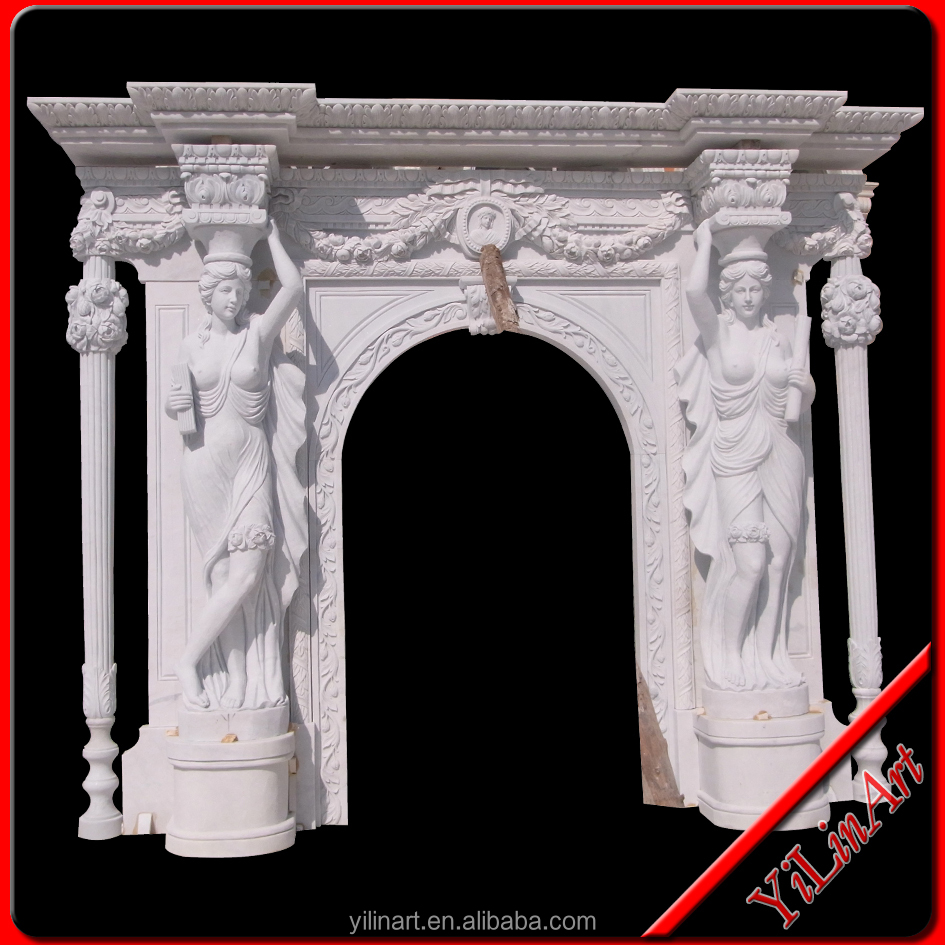 Большой Outdoor Villa белый вход каменная раковина YL-M024