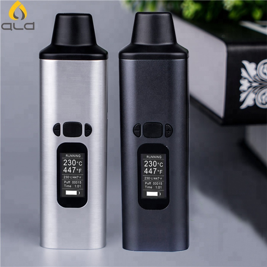 Non-Combustion Ceramic Oven Chamber OLED Screen Wholesale Dry Herb Vaporizer Pen