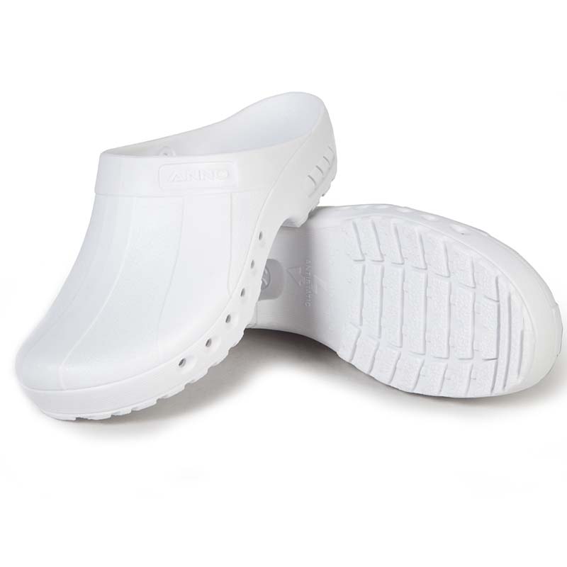 Anno unisex slip on white safety nursing shoes