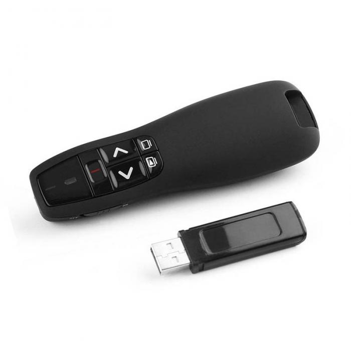 Презентация беспроводного презентатора, 2,4 ГГц, USB-пульт дистанционного управления, Powerpoint PPT Clicker 1 мВт, беспроводной презентатор