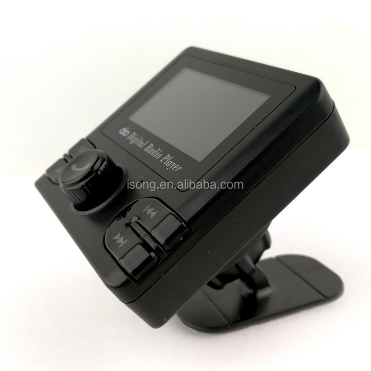 2,0 LCD беспроводной V4.2 стерео автомобильный DAB радиоадаптер FM-передатчик с TF-картой mp3-плеером