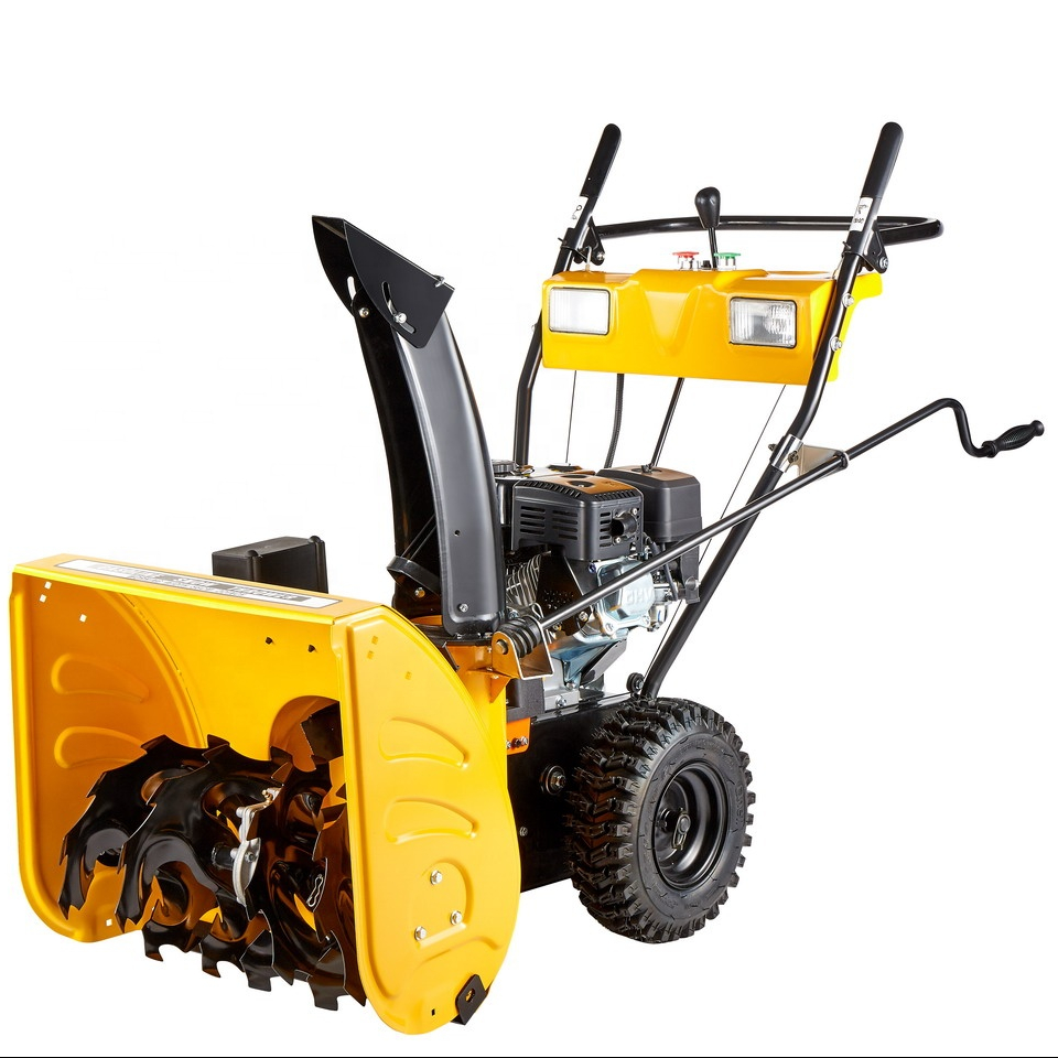 Электрический стартер 6.5HP бензиновый 2-х стадийной удобный машина для очистки снега