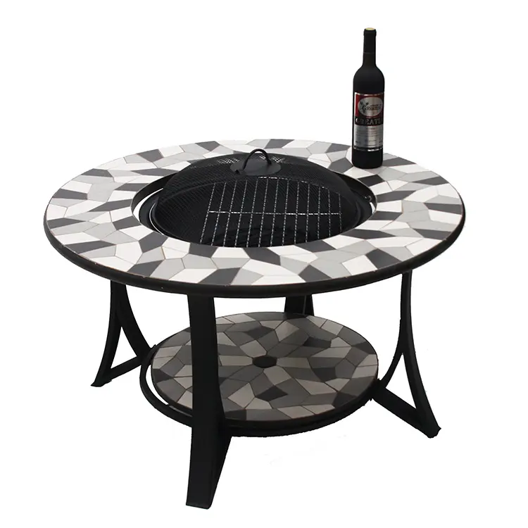 China supplier multi-functional outdoor mosaic tile dining table