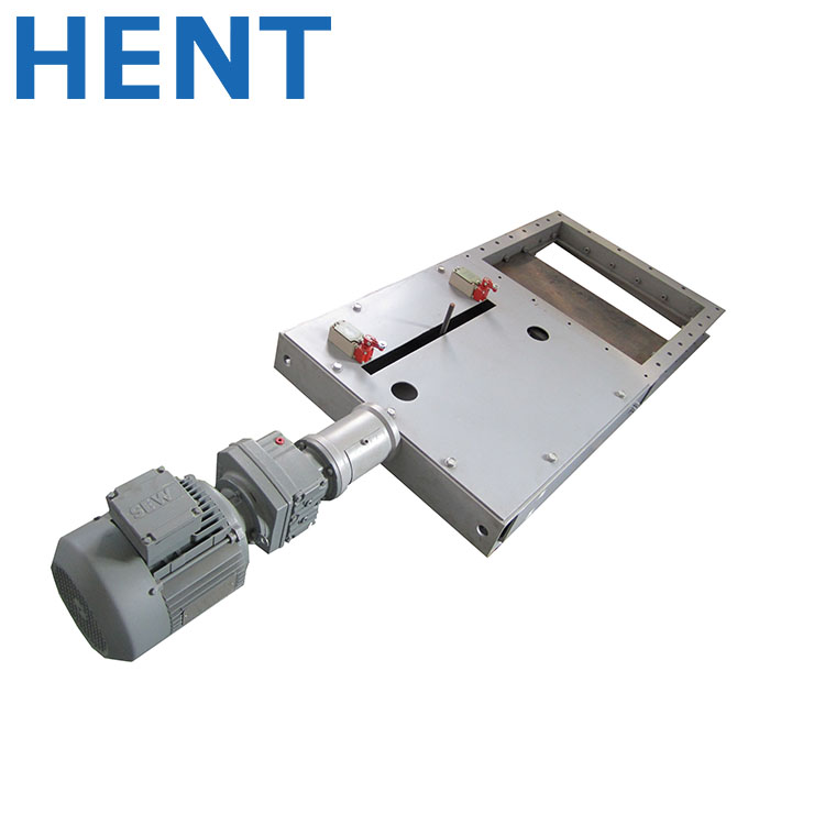 Flange connection electric sliding valve gate