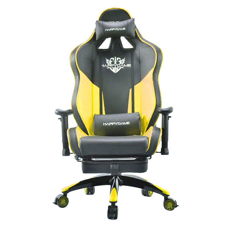Игровой стул с подставкой для ног из полиуретана OS-7702