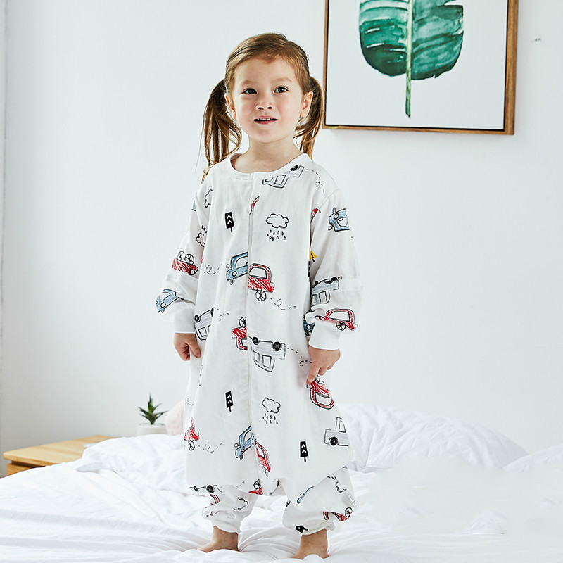 Детский летний спальный мешок из 100% хлопка MuslinTree brearthable